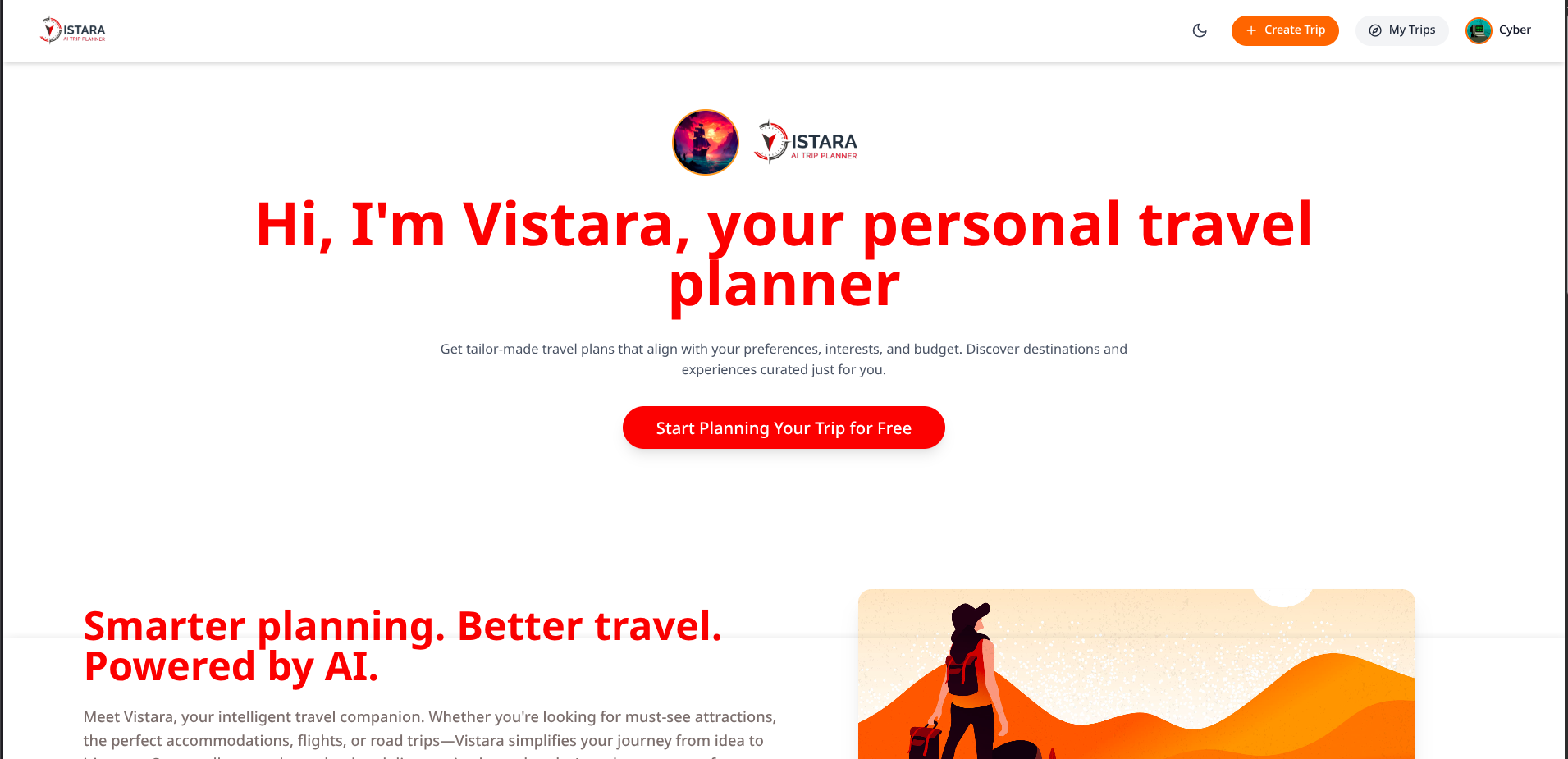 Vistrata - AI Travel Planner